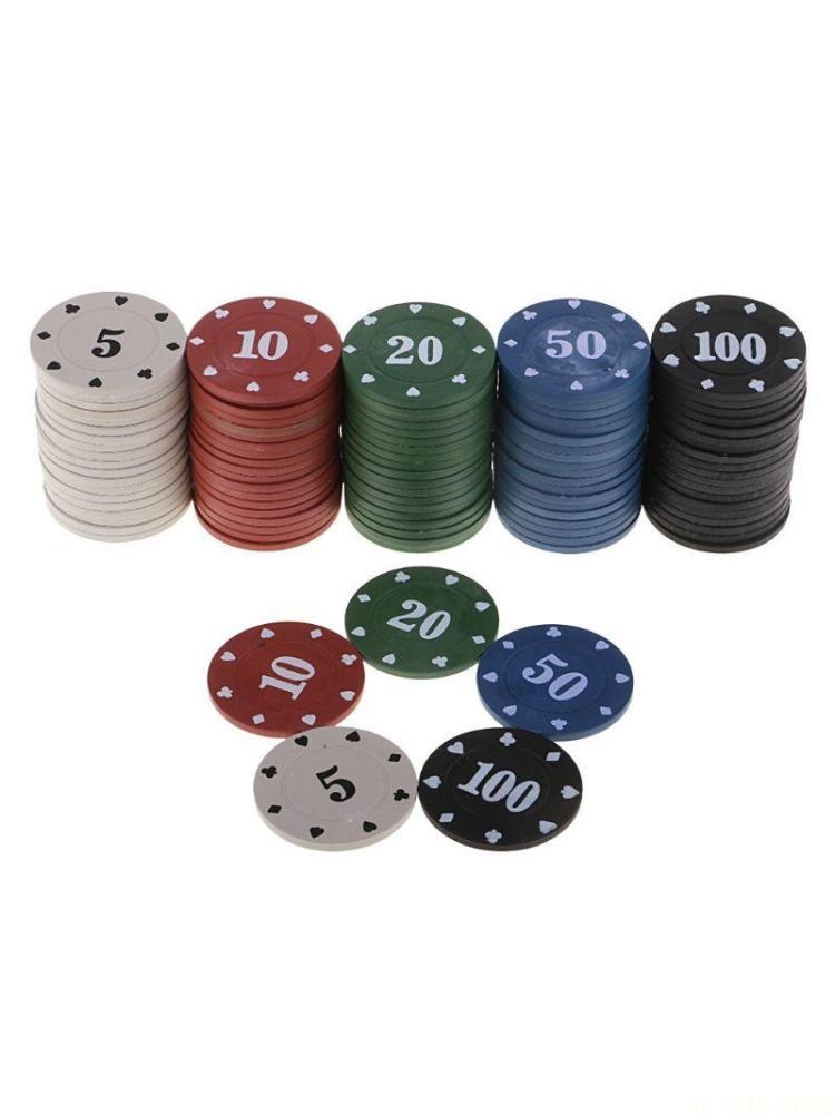 Board Game Vault - M5TC 100 Buah 5 Warna Chip