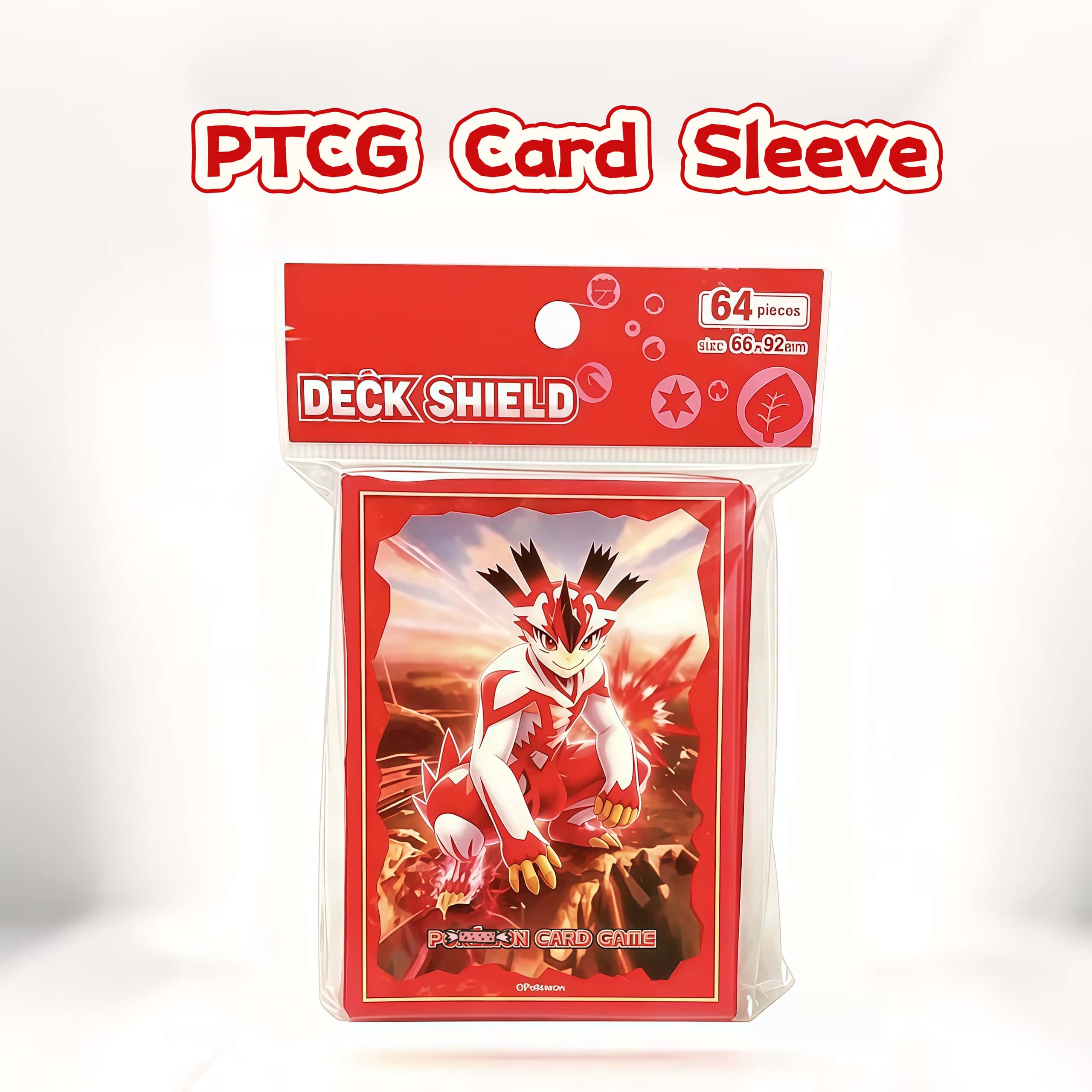 Board Game Pokemon - 64Pcs/set Pelindung Kartu PTCG Pokemon DIY