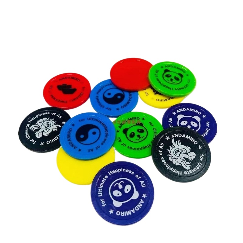Board Game Viral - 500pcs Koin Token Plastik Kustom untuk