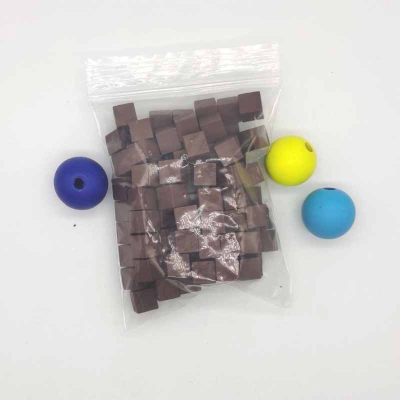 100 buah/Lot 10mm kubus kayu w - Board Game Vector ulasan dan harga