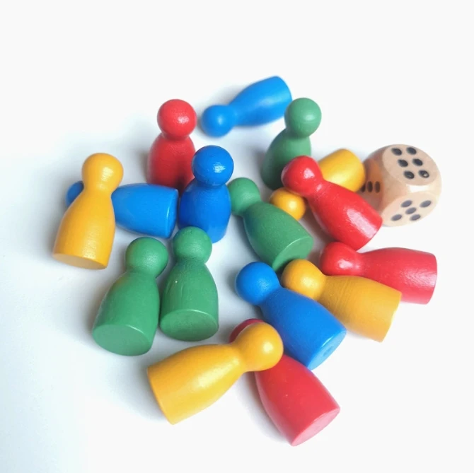 100 Buah Penanda Catur Kayu Wa - Board Game Vector ulasan dan harga