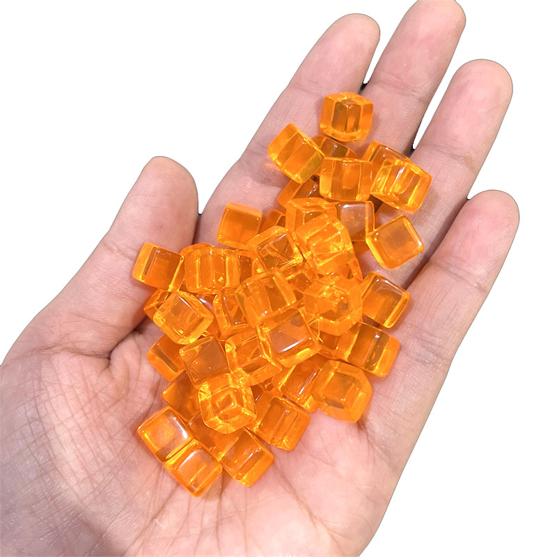 100 buah/set 8mm kubus bening  - Board Game Vector ulasan dan harga