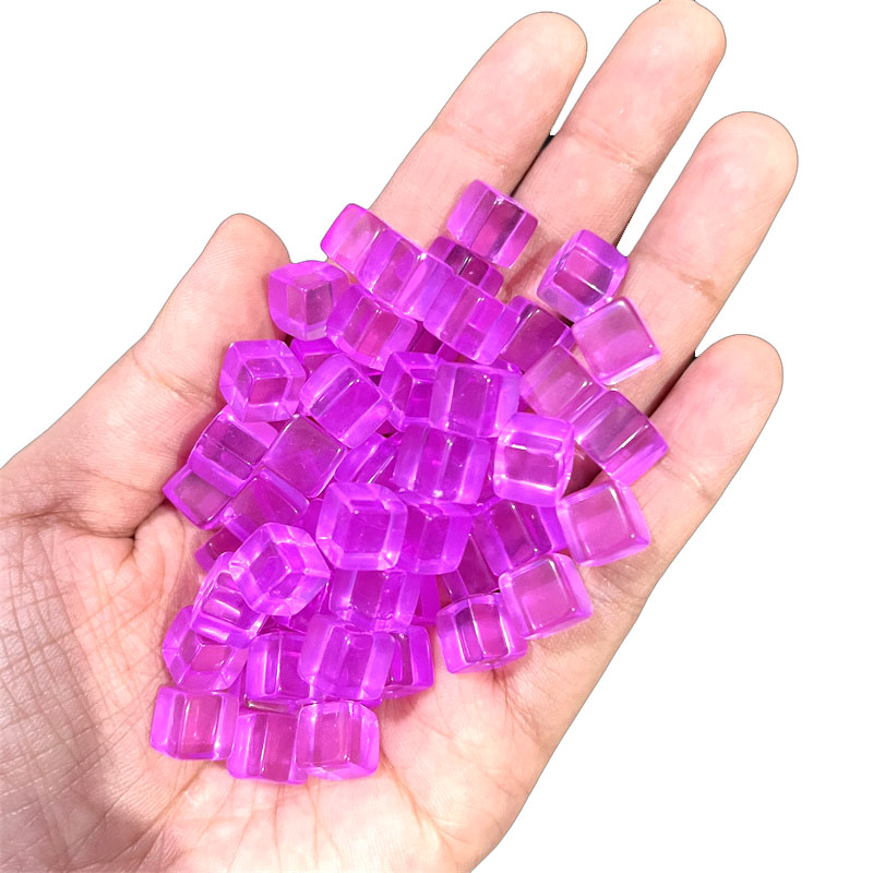 100 buah/set 8mm kubus bening  - Board Game Vector ulasan dan harga