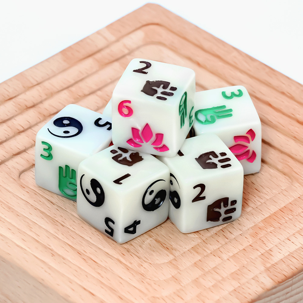 6 Buah Set Dadu Polihedral Ber - Board Game Zen ulasan dan harga