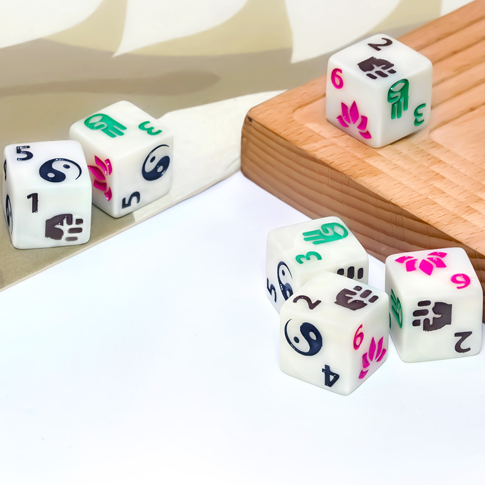 6 Buah Set Dadu Polihedral Ber - Board Game Zen ulasan dan harga