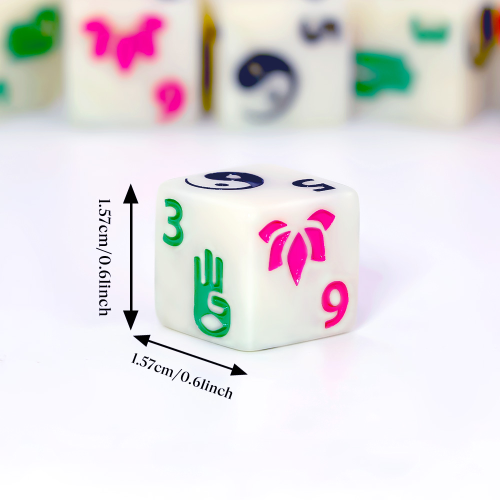 6 Buah Set Dadu Polihedral Ber - Board Game Zen ulasan dan harga
