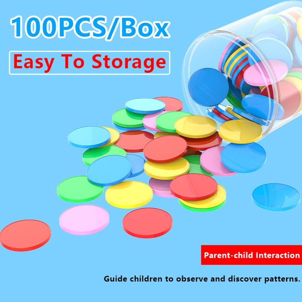 100 Buah Chip Penghitung Plast - Board Game Vector ulasan dan harga