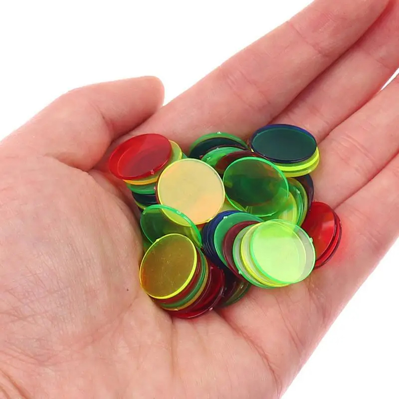 50/100/200 Buah 19Mm Chip Plas - Board Game Vector ulasan dan harga