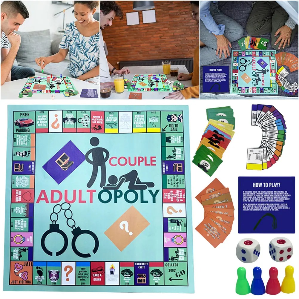 Permainan Papan Adultopoly unt - Board Game For Couple ulasan dan harga