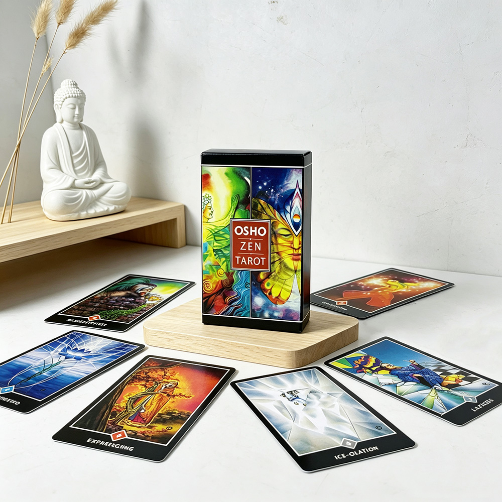 Kartu Tarot Osho Zen 79Pcs Ver - Board Game Zen ulasan dan harga