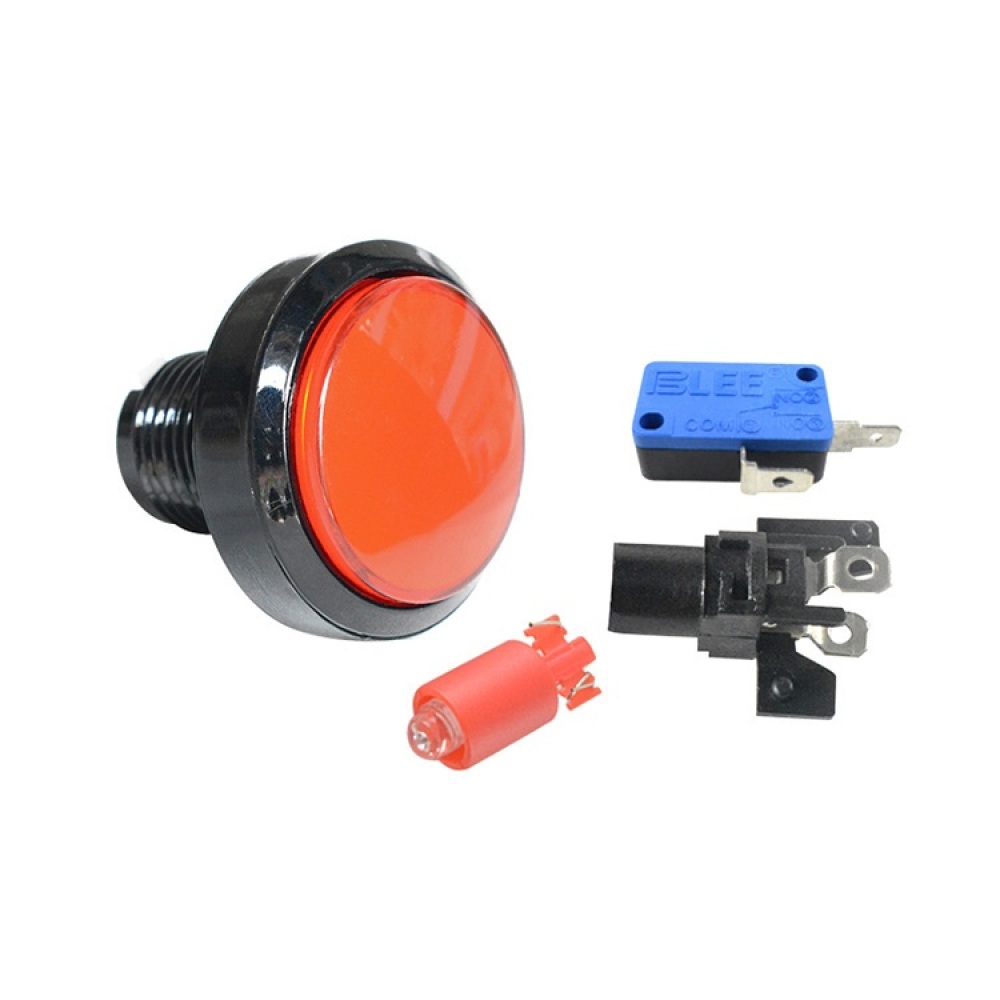 Tombol Arcade 45MM lampu LED c - Board Game Viral ulasan dan harga
