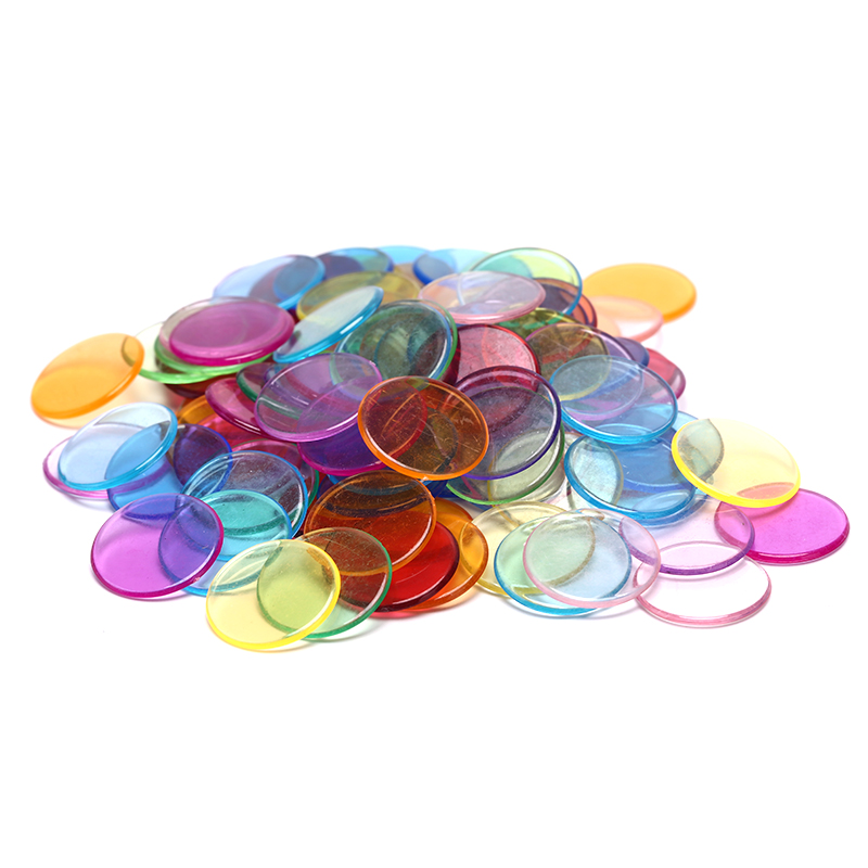 100 Buah Chip Poker Plastik Pu - Board Game Vector ulasan dan harga