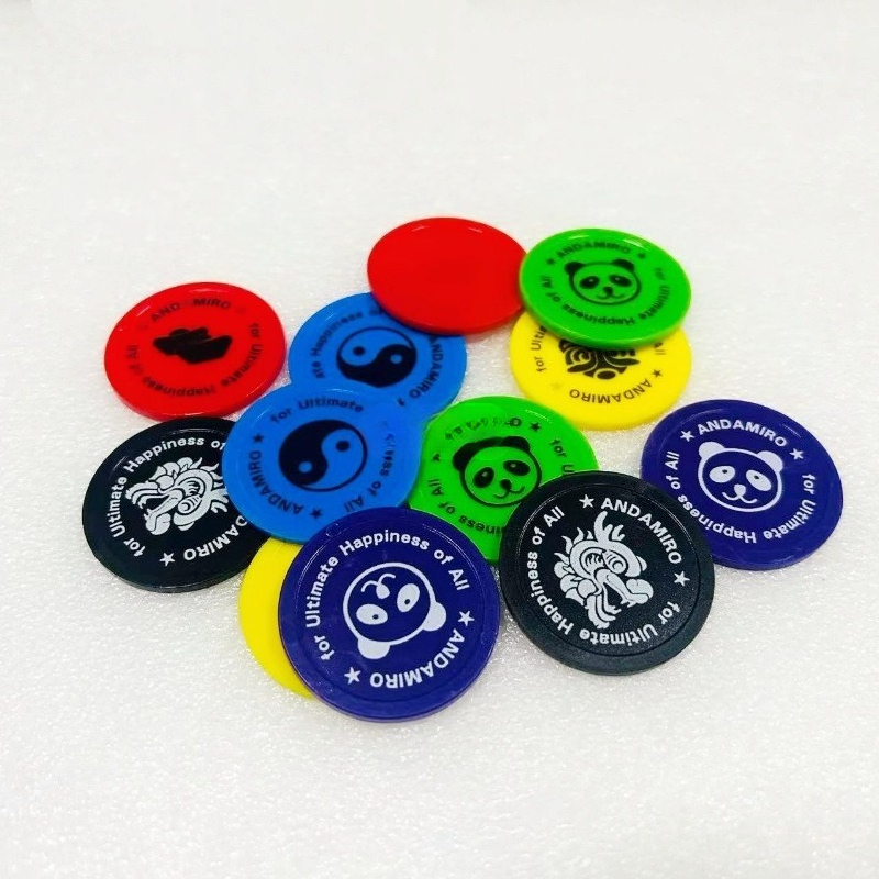 500pcs Koin Token Plastik Kust - Board Game Viral ulasan dan harga